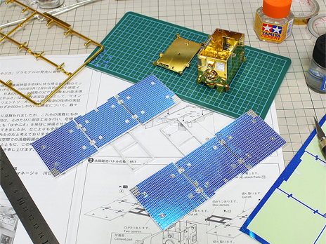 『小惑星探査機 はやぶさ 特別メッキ版』 製作記2 完成