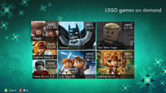 LEGO games on demand