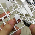 MG ユニコーンガンダム Ver.Ka 製作記02：パーツ切り離し＆ゲート処理
