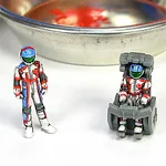 MG ユニコーンガンダム Ver.Ka 製作記06:スミ入れ・フィギュア塗装