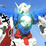 玩具4コマまんが 1/100エクシア編 『紛争根絶』